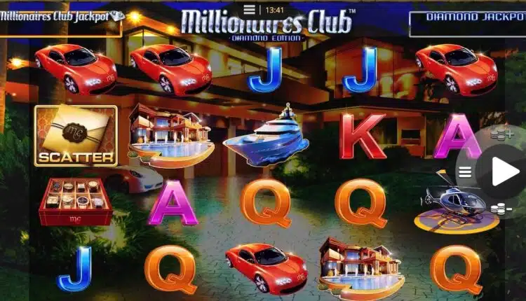 Millionaire’s Club Progressive Jackpot
