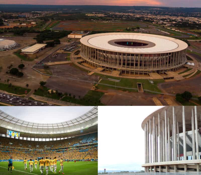Estadio Nacional Mane Garrincha Brasilia Brasilien