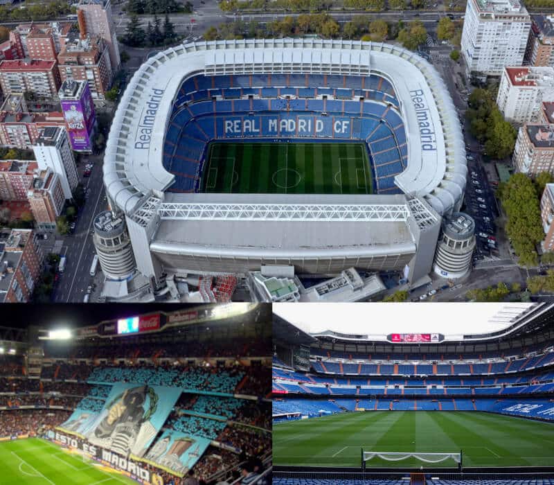 Santiago Bernabeu Stadion Madrid Spanien