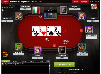 Ladbrokes Poker table